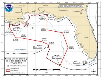 bp oil spill map noaa