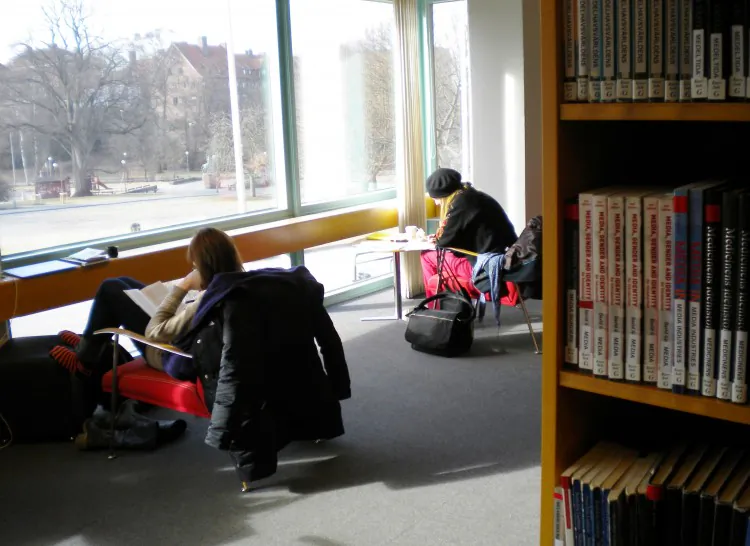 Students at Gothenburg University, Gothenburg, Sweden, Feb. 22, 2013. (Barbro Plogander/The Epoch Times)