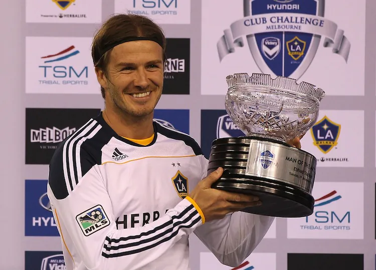 David Beckham is signed on for another two years with the Galaxy. (Quinn Rooney/Getty Images)