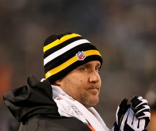 Ben Roethlisberger has missed three games with rib and shoulder injuries, including two against division-leading Baltimore. (Rob Carr/Getty Images)
