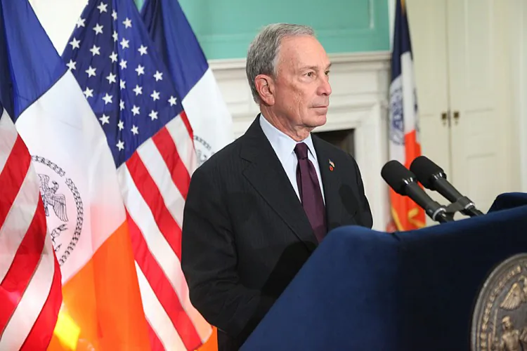Mayor Michael Bloomberg presides over a bill signing on Tuesday. (Courtesy of Mayor's Office)