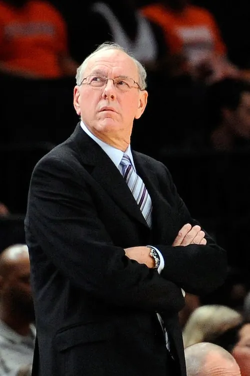 Syracuse head basketball coach Jim Boeheim has coached his entire career in the Big East. (Patrick McDermott/Getty Images)