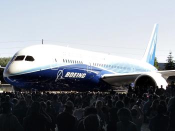 Today, Boeing has 840 orders (net of cancellations) from airlines around the world, with Japanese All Nippon Airways as its launch customer. (Tangi Quemener/AFP/Getty Images)