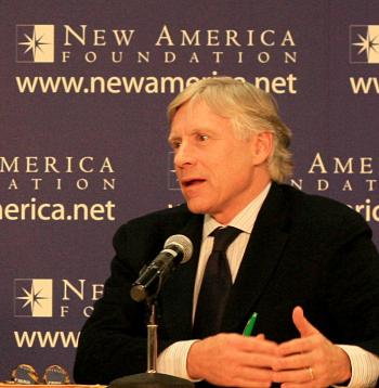 Lee Bollinger, President of Columbia University, New America Foundation on Dec. 8. (Andrea Hayley/The Epoch Times)