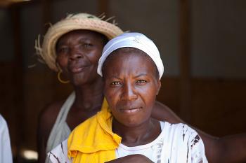 FINDING STRENGTH: Life after the earthquake in Haiti is challenging for women, who often become victims of sexual and home violence in the makeshift camps. Some women have access to support programs, like 'Women: Box of Grief,' which encourages women who have experienced violence to share about their experiences. (Giordano Cossu and Benoit Cassegrain/'Solidar'IT in Haiti') FINDING STRENGTH: Life after the earthquake in Haiti is challenging for women, who often become victims of sexual and home violence in the makeshift camps. Some women have access to support programs, like 'Women: Box of Grief,' which encourages women who have experienced violence to share about their experiences. (Giordano Cossu and Benoit Cassegrain/'Solidar'IT in Haiti')