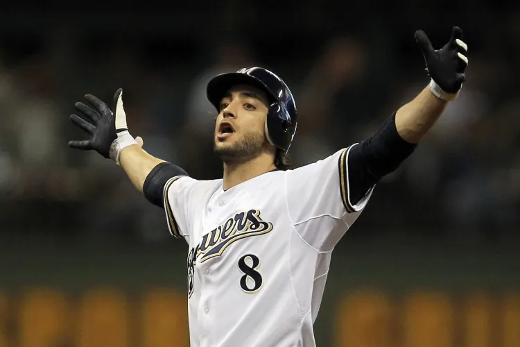 Ryan Braun wins the NL MVP Award. (Jonathan Daniel/Getty Images)