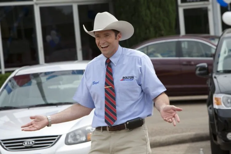 Hugh Jackman in the comedy “Butter.” (Courtesy of The Weinstein Company)
