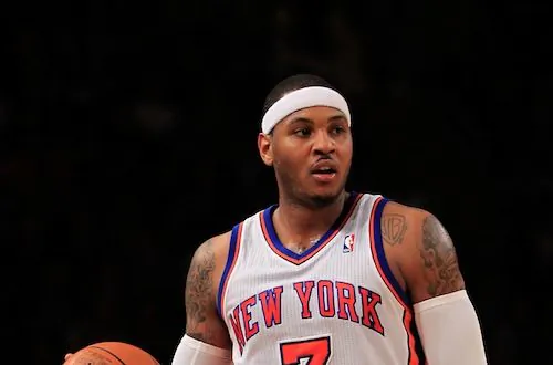 Carmelo Anthony Out With Strained Groin