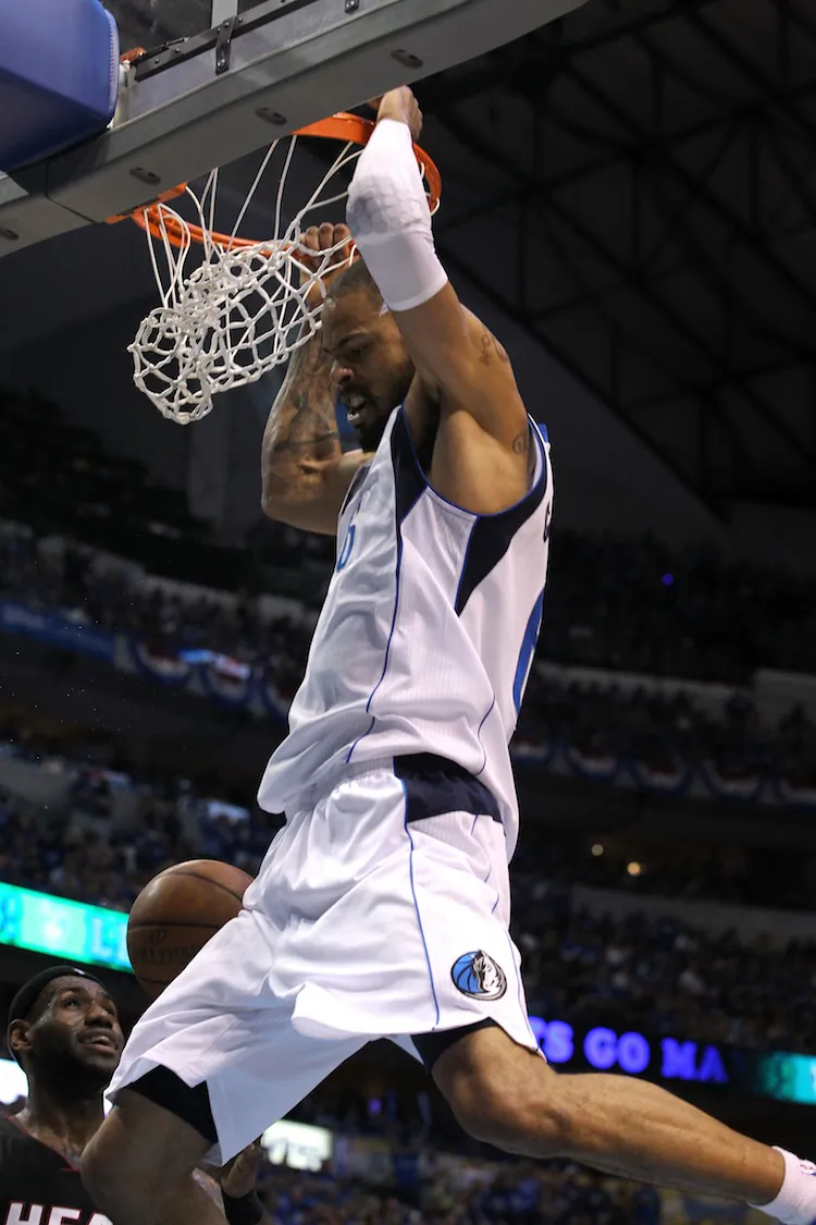 Tyson Chandler may be the best free agent available. The Nets could use him, but may be focused on trading for Dwight Howard. (Ronald Martinez/Getty Images)