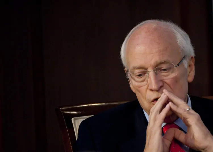 A file photo of former US Vice President Dick Cheney participating in a discussion on the 9/11 attacks at the American Enterprise Institute in Washington, D.C., on Sept. 9, 2011. (Saul Loeb/AFP/Getty Images)