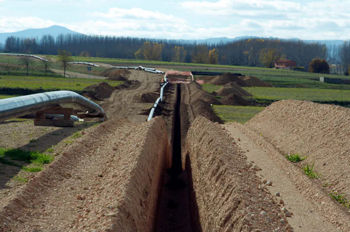 Proposed PCGP route through Coos and Douglas County. The project would include an updated LNG pipeline system, which would pipe gas into the plant for exportation to Asian markets. (William Cos Inc.)