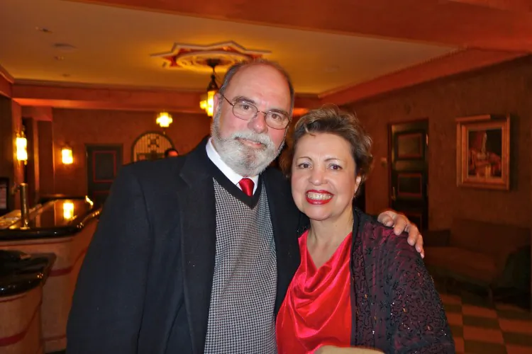 Mr. David Case and his wife, Mrs. Stella Case after seeing Shen Yun at Tennessee Theater on Feb. 13. (Mary Silver/The Epoch Times)