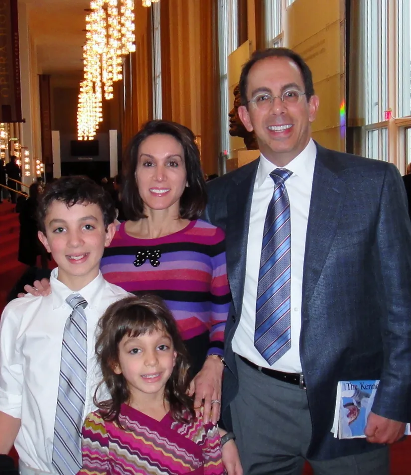 Jonathan Klein, President & Chief Legal Officer of MicroStrategy, and family attend Shen Yun at the Kennedy Center in Washington, D.C. on the afternoon of Feb. 2, 2013. (The Epoch Times)
