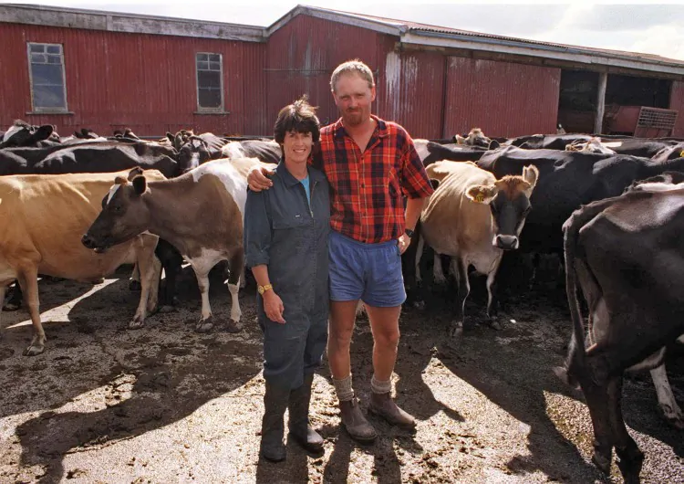 Sharemilkers on Clevedon Farm-Professor Jacqueline Rowarth, Massey University, says that New Zealand farmers are among the most efficient in the world. (Nigel Marple/Getty Images)