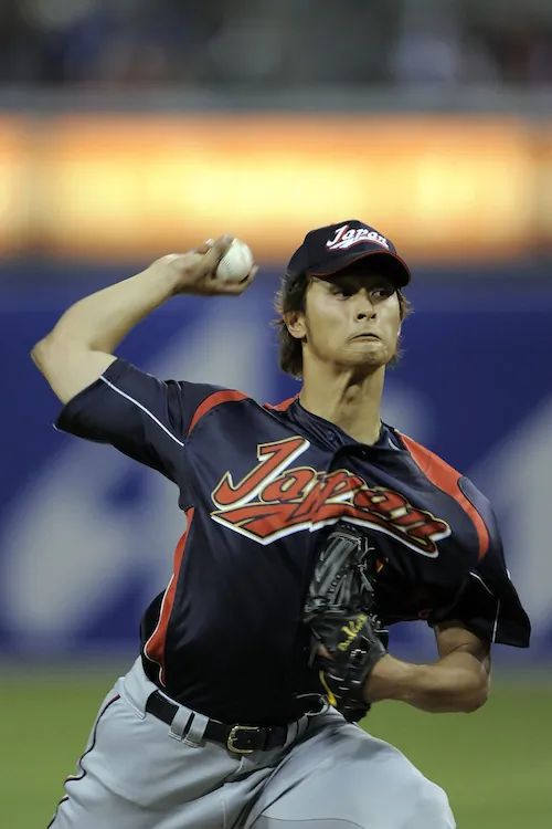 Yu Darvish was 18-6 last season in Japan. (Kevork Djansezian/Getty Images)