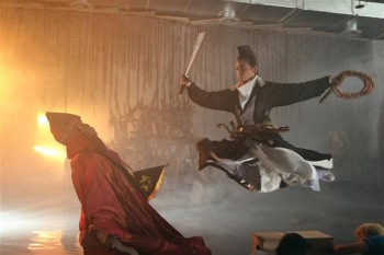 FLYING: Bingbing Li in the action-adventure-mystery 'Detective Dee And The Mystery Of The Phantom Flame.' (Courtesy of Indomina Releasing) FLYING: Bingbing Li in the action-adventure-mystery 'Detective Dee And The Mystery Of The Phantom Flame.' (Courtesy of Indomina Releasing)
