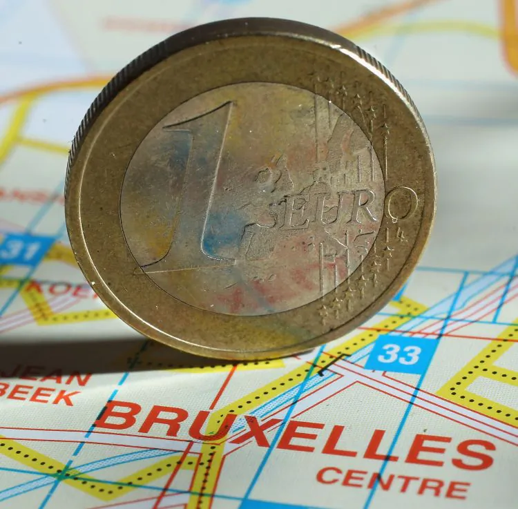 Euro crisis Euro-coin-European currency struggling to survive. (Sean Gallup/Getty Images)