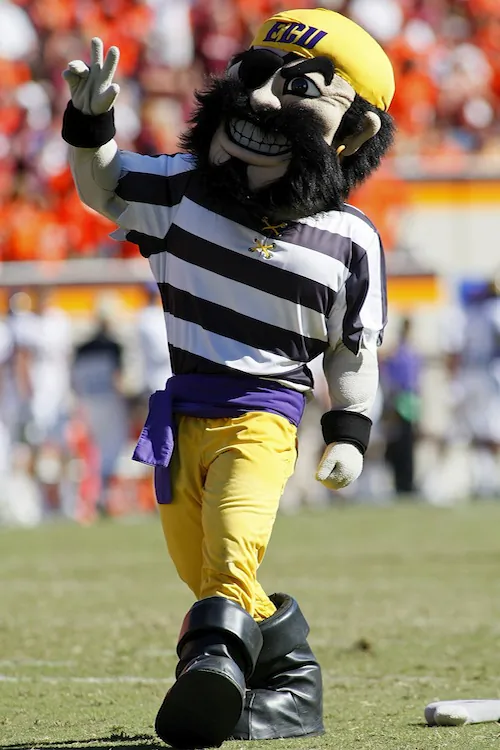 The East Carolina Pirates (above) and Tulane Green Wave will compete in the Big East in 2014. (Geoff Burke/Getty Images)
