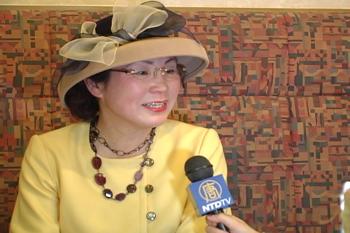 Ms. Ebata is a color coordinator in Osaka. (NTD) Ms. Ebata is a color coordinator in Osaka. (NTD)