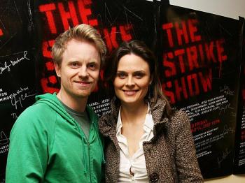Emily Deschanel, star of 'Bones,' recently got married to writer-actor David Horsnby, both pictured above in 2007. (Matthew Simmons/Getty Images)