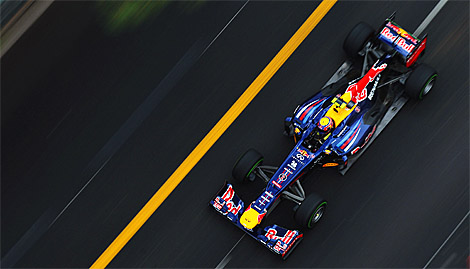 Febbell145219034 Mark Webber will start from the pole for the Formula One Grand Prix of Monaco. (Mark Thompson/Getty Images)