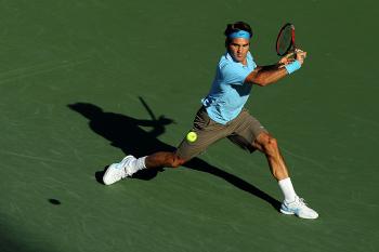 Without his booming serve and without his pinpoint accuracy, Roger Federer was at a disadvantage against Novak Djokovic in their U.S. Open semifinal match. (Nick Laham/Getty Images) Without his booming serve and without his pinpoint accuracy, Roger Federer was at a disadvantage against Novak Djokovic in their U.S. Open semifinal match. (Nick Laham/Getty Images)