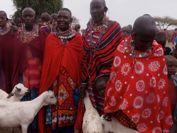 Masaai girls attend the Alternative Rite of Passage ceremony on Aug. 27 in Kenya. (Courtesy of Teri Gabrielsen/Alternative Rite of Passage Program)