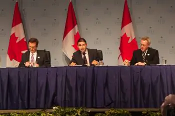 Canada Opens Doors to Media and ‘Fake Lake’ for G20