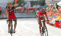 Gilbert Wins Vuelta Stage Nine, Rodriguez Stretches Gap