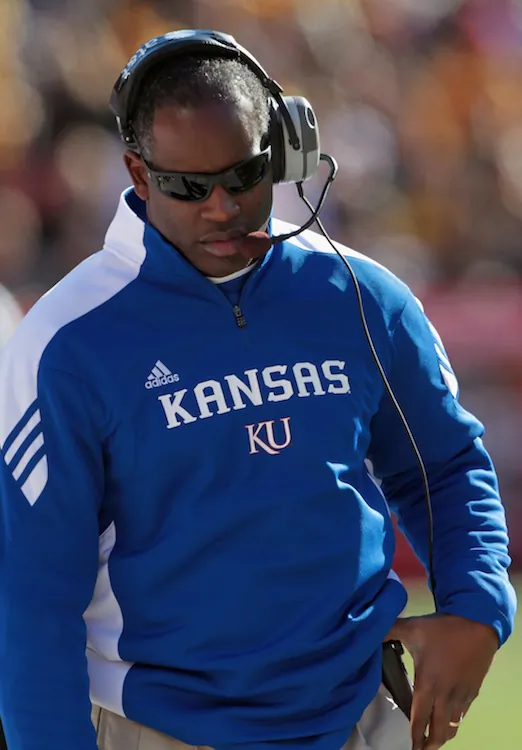 Turner Gill is out at Kansas after a 5-19 record. (Jamie Squire/Getty Images)