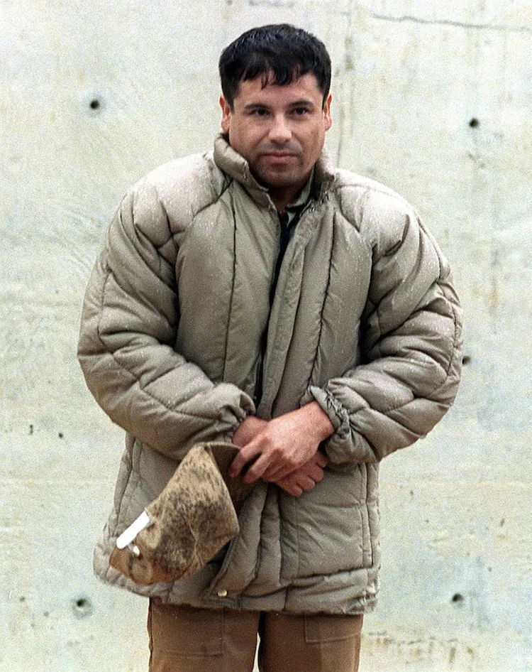 Drug trafficker Joaquin Guzman Loera 'el Chapo Guzman' at the Almoloya de Juarez, Mexico, maximum security prison July 10, 1993, before he escaped in 2001. (Gerardo Magallon/AFP/Getty Images)