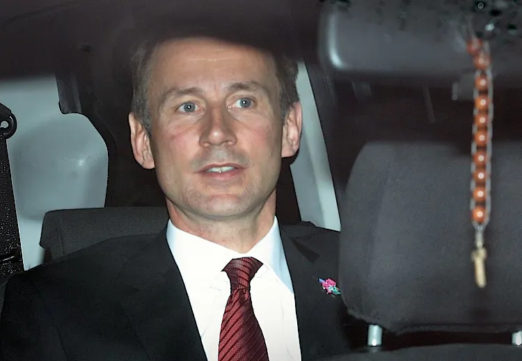 U.K. Culture Secretary Jeremy Hunt on April 25, in London, England. Hunt's special advisor Adam Smith resigned amid accusations that the Culture, Media and Sport department was too close with Murdoch’s News Corp. (Peter Macdiarmid/Getty Images)
