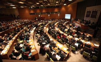 Delegates attend the opening session of the International Donors Conference Towards a New Future for Haiti at United Nations headquarters on March 31, 2010, in New York City, jointly hosted by the U.N. and U.S. (Mario Tama/Getty Images) Delegates attend the opening session of the International Donors Conference Towards a New Future for Haiti at United Nations headquarters on March 31, 2010, in New York City, jointly hosted by the U.N. and U.S. (Mario Tama/Getty Images)