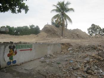Part of a wall is all that remains of a school in Riviere Froide that was destroyed in the Jan. 12 earthquake. (Richard Blaquiere) Part of a wall is all that remains of a school in Riviere Froide that was destroyed in the Jan. 12 earthquake. (Richard Blaquiere)