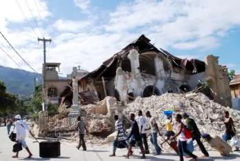 UK Search and Rescue Team Saving Lives in Haiti