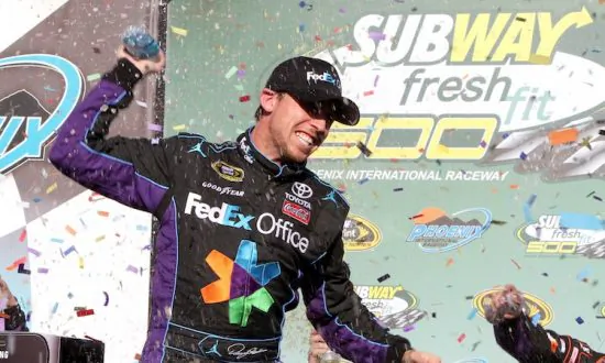 Denny Hamlin takes Phoenix Win, NASCAR Points Lead