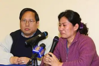 Wife of Chinese Rights Lawyer Appeals for Husband’s Safety