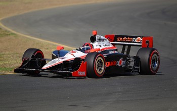 Helio Castroneves races during qualifying for the IndyCar Series Indy Grand Prix of Sonama. (Jed Jacobsohn/Getty Images) Helio Castroneves races during qualifying for the IndyCar Series Indy Grand Prix of Sonama. (Jed Jacobsohn/Getty Images)
