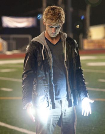 John (Alex Pettyfer) studies his newfound abilities in DreamWorks Pictures' suspense thriller 'I Am Number Four.' (Courtesy of DreamWorks Pictures) John (Alex Pettyfer) studies his newfound abilities in DreamWorks Pictures' suspense thriller 'I Am Number Four.' (Courtesy of DreamWorks Pictures)