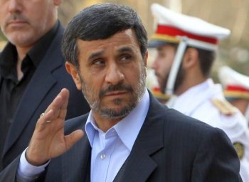 Iranian President Mahmoud Ahmadinejad gestures in Tehran, Dec. 20. Diplomatic tensions are high between Iran and the United Kingdom, after British Ambassador Simon Gass criticized the regime for its human rights abuses. (Atta Kenare/AFP/Getty Images)