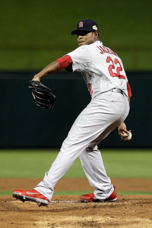 Edwin Jackson has averaged 12.3 wins a year the last four years. (Tony Gutierrez-Pool/Getty Images)