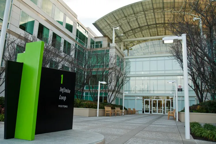 Apple Inc. headquarters in Cupertino, California. (Jan Jekielek/The Epoch Times)
