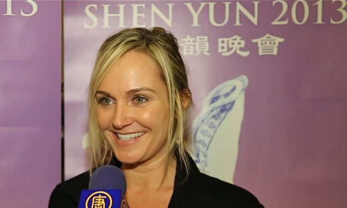 Professional skateboarder Jennifer O'Brien at the opening performance of Shen Yun Performing Arts at the California Center for the Arts on Friday Dec. 28. (Courtesy of NTD Television)