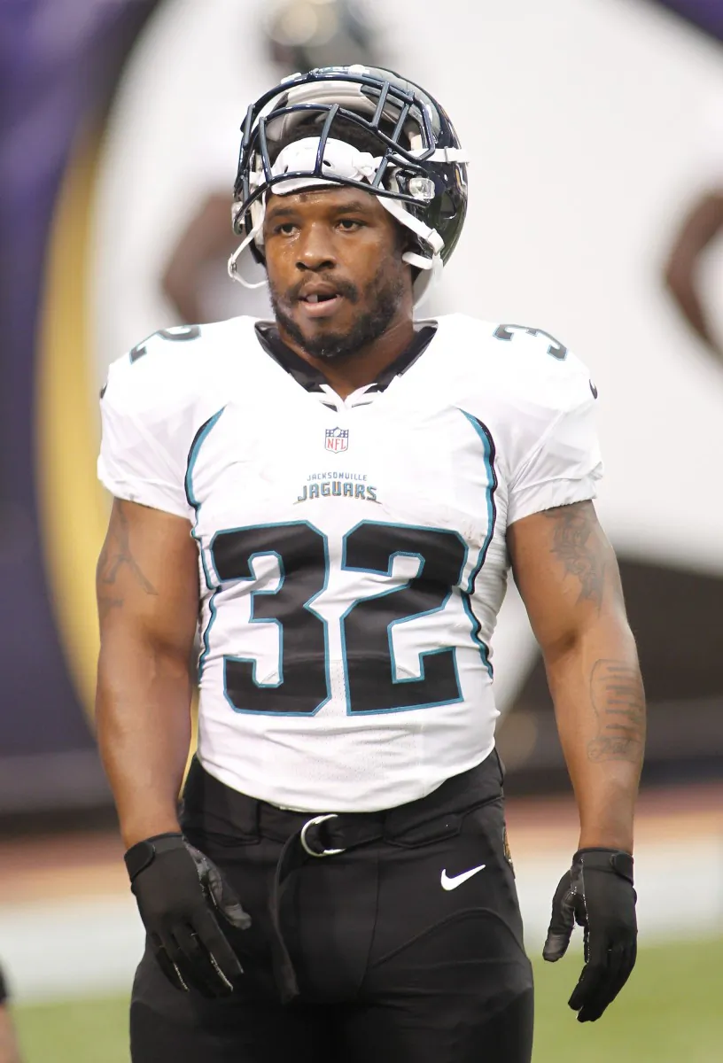 Maurice Jones-Drew led the NFL in rushing last season. (Andy King/Getty Images)