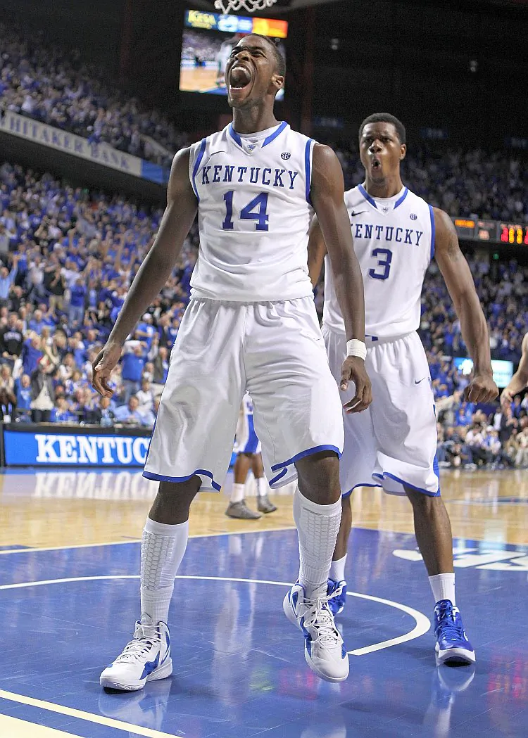 Kentucky is tops in college hoops according to the latest poll. (Andy Lyons/Getty Images)