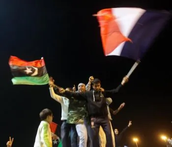 Rebels Celebrate UN Vote For No-Fly Zone Over Libya