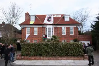 Squatters Tend Ghadfi Mansion in London