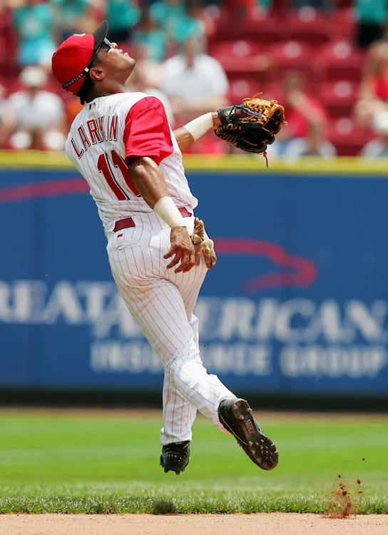 Barry Larkin's won three Gold Glove Awards with the Reds. (Matthew Stockman/Getty Images)