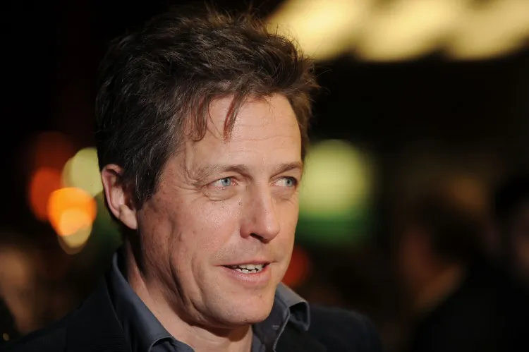 A file photo of actor Hugh Grant attending the gala screening of 'Cloud Atlas' at The Curzon Mayfair on Feb. 18, 2013 in London, England. Grant was banned from "The Daily Show" in 2009. (Stuart Wilson/Getty Images)