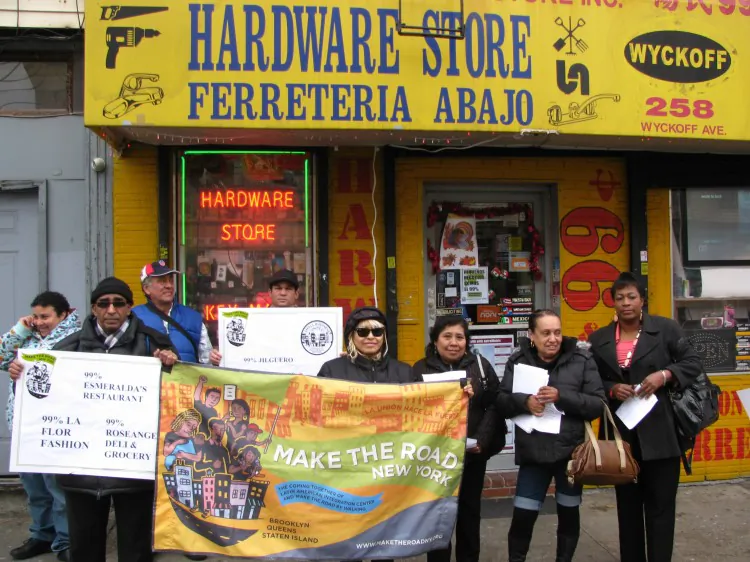 Bushwick small-business owner Edgar Andrade. (Tara MacIsaac/The Epoch Times)